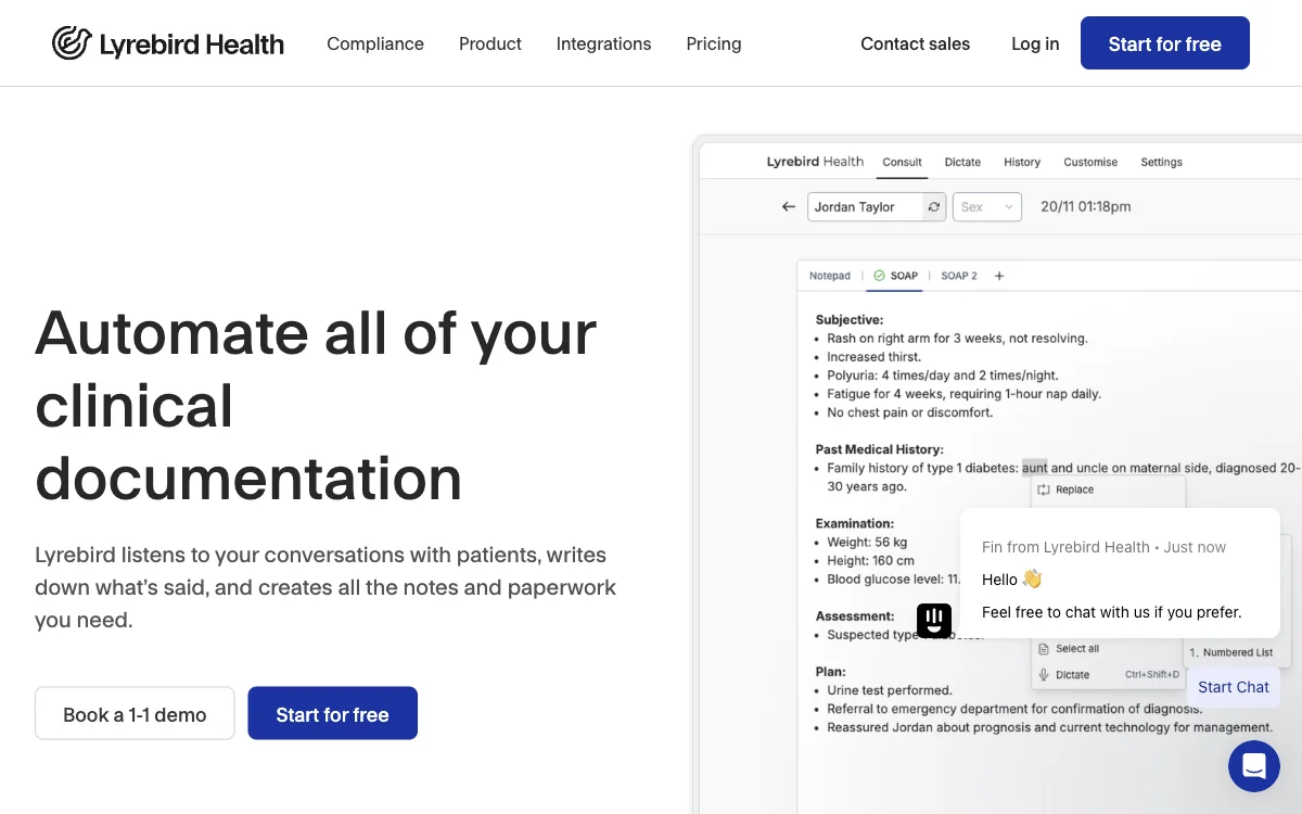 Lyrebird Health: Streamlining Healthcare Docs with AI