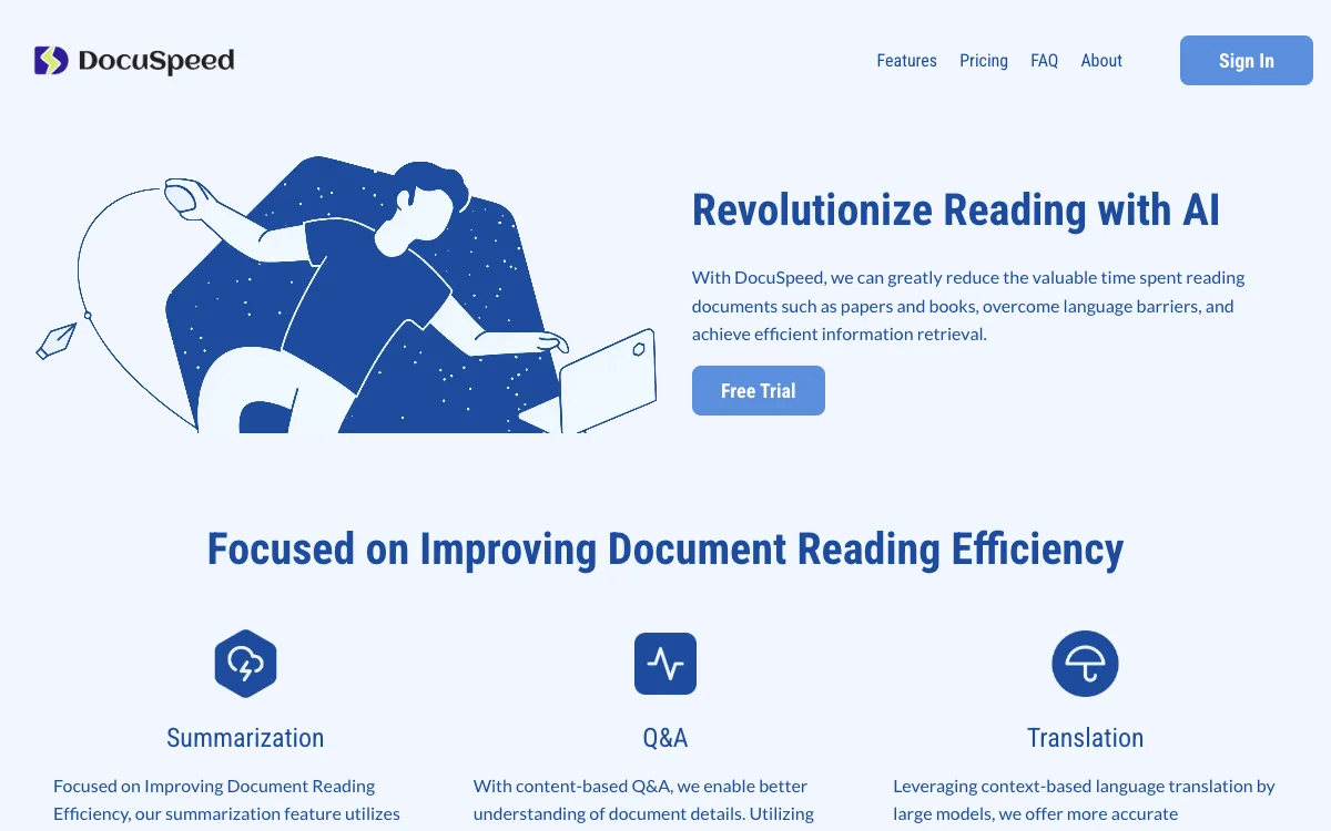 DocuSpeed: Revolutionizing Document Reading with AI