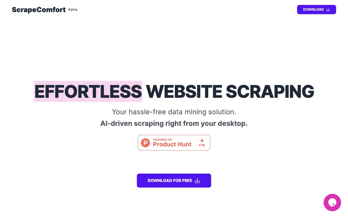 ScrapeComfort: Effortless AI-Driven Web Scraping for Valuable Data Extraction