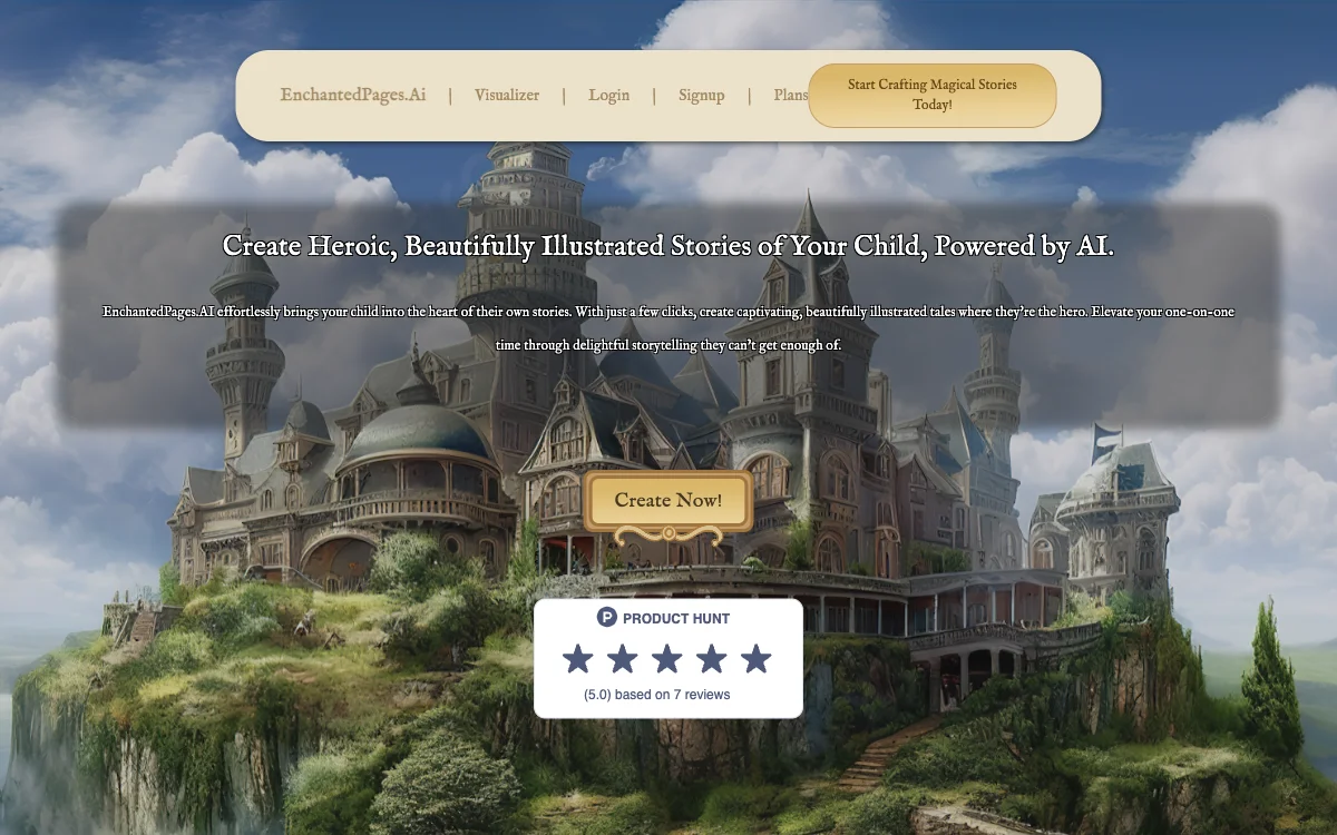 EnchantedPages.Ai: Transform Storytime with AI