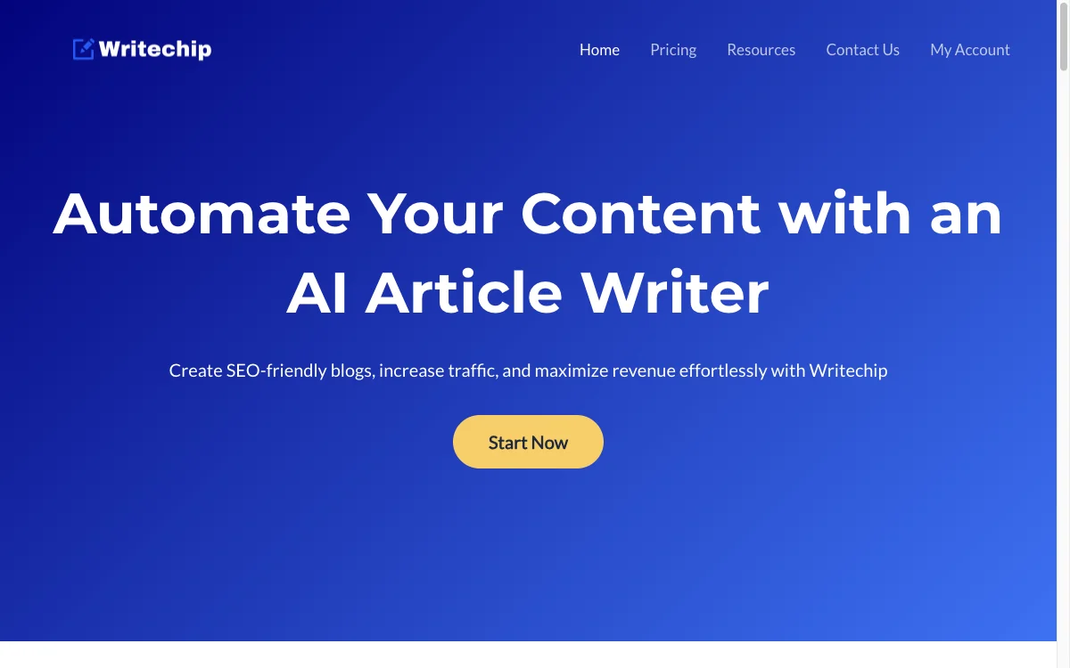 Writechip：AI 驱动的优质文章创作助手