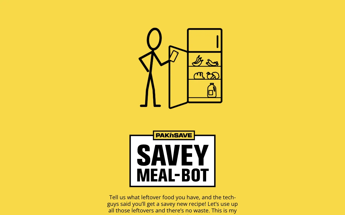 Savey Meal-bot: Die AI-gestützte Lösung für Lebensmittelreste