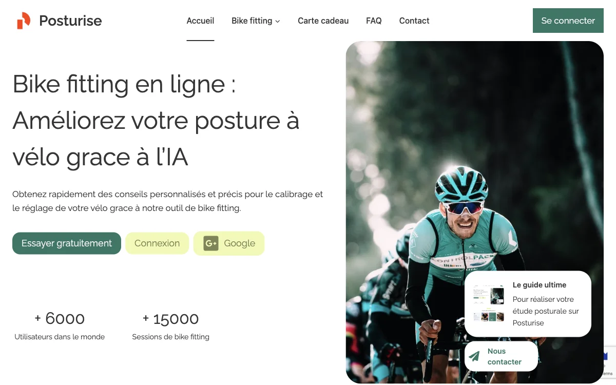 Enhance Cycling Posture with Posturise's AI Bike Fitting