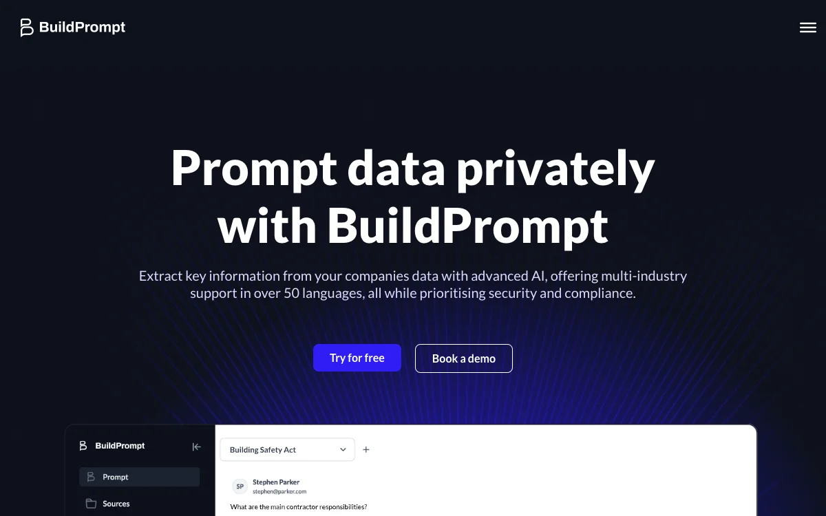 BuildPrompt: Revolutionizing Data Analysis with AI