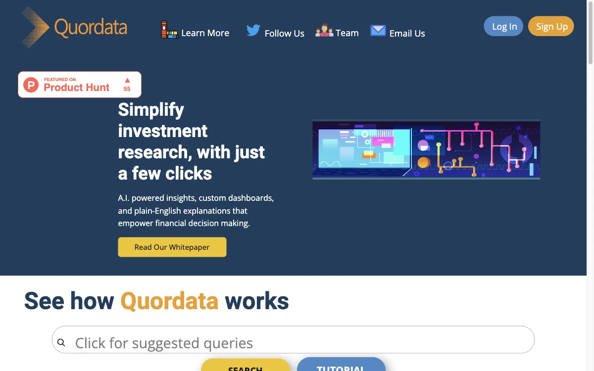 Quordata: AI สำหรับการวิจัยลงทุนที่ง่ายและมีค่า