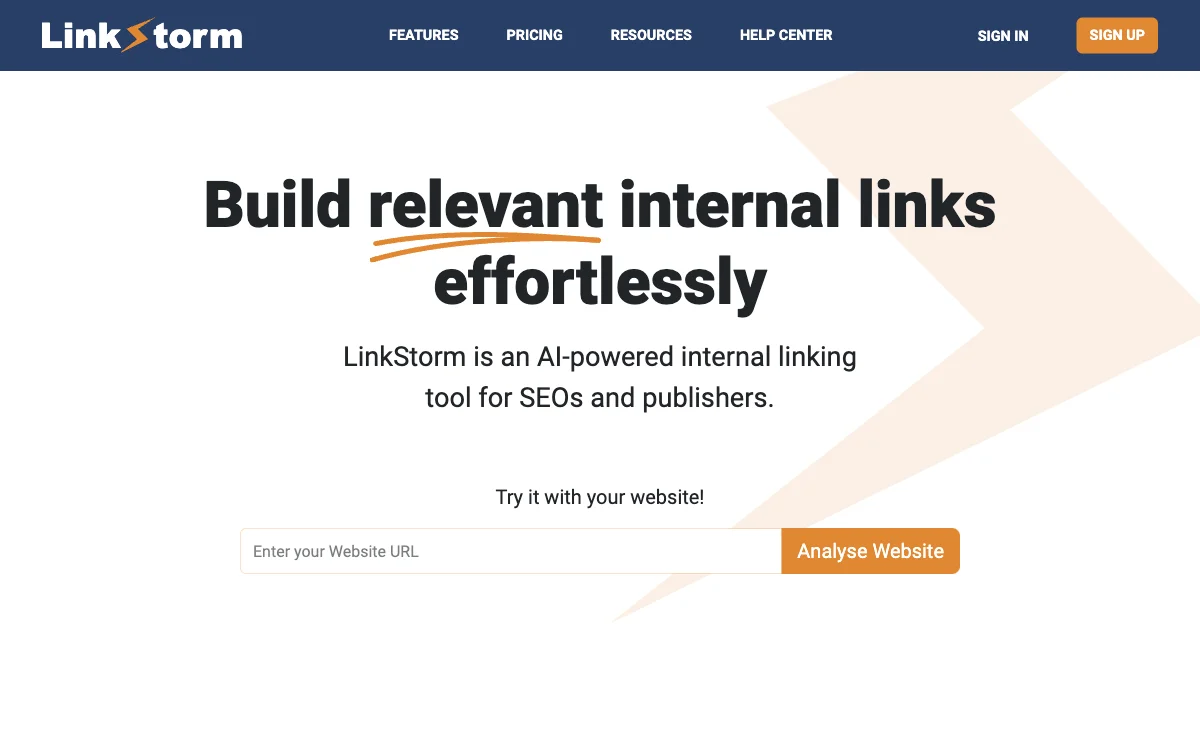 LinkStorm - Инструмент для внутренней оптимизации ссылок