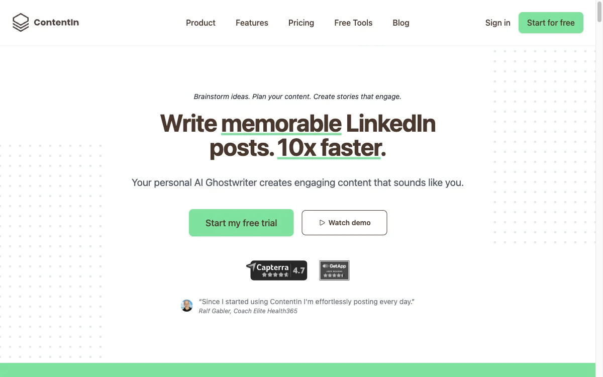 ContentIn: Transform Your LinkedIn Posts with AI