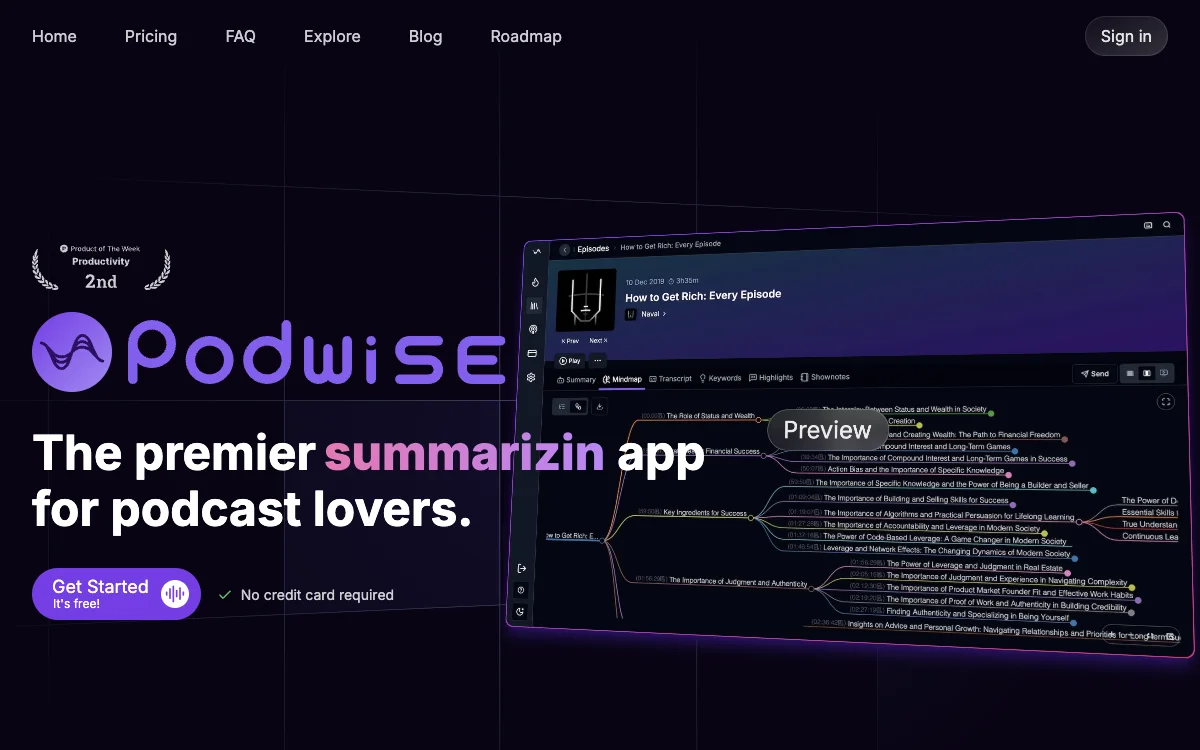 Podwise: Accelerate Podcast Knowledge Acquisition