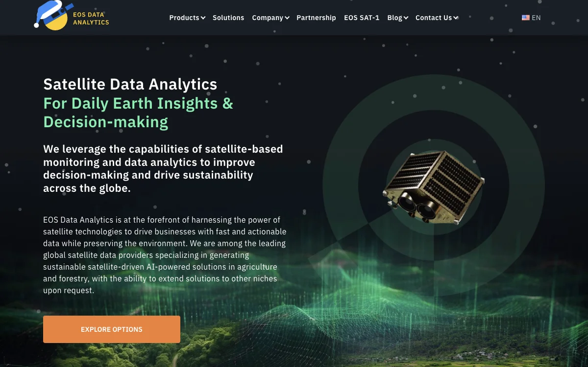 EOS Data Analytics: Empowering Decisions with Satellite Data