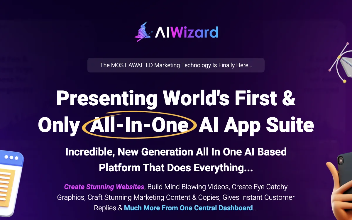 AI Wizard: La Plataforma Todo en Uno para el Éxito en Marketing