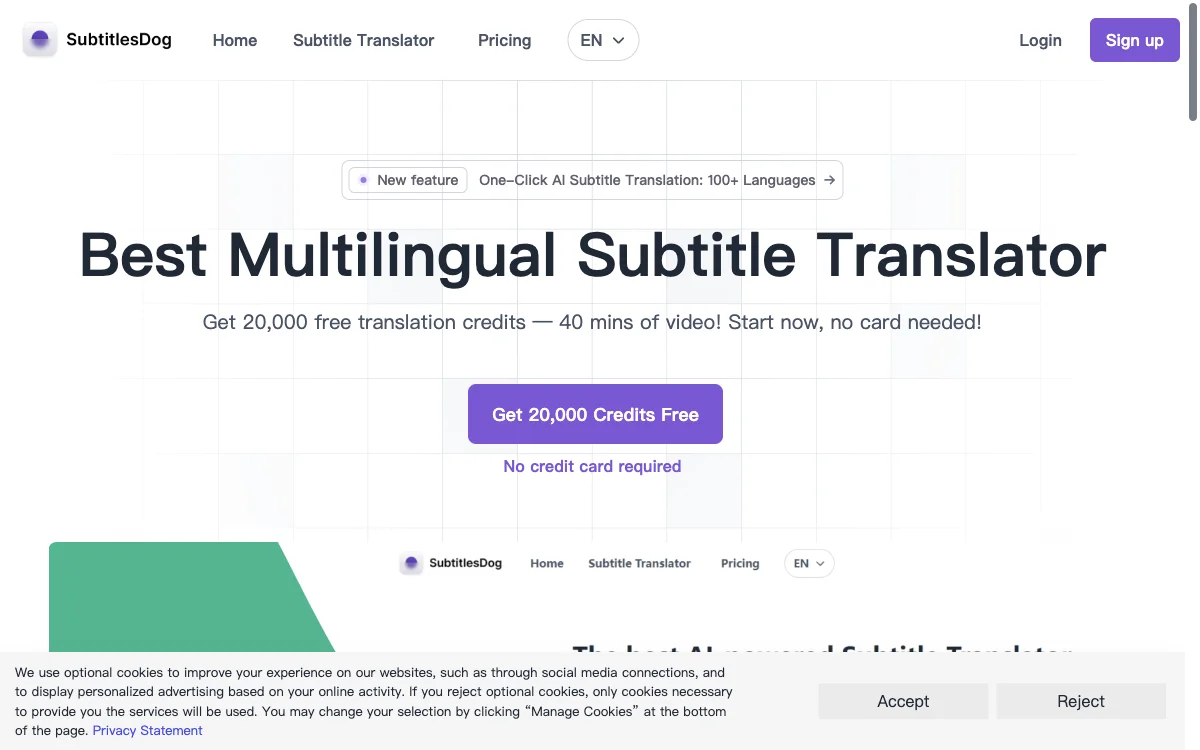 AI Subtitle Translator - SubtitlesDog: Accurate & Multilingual