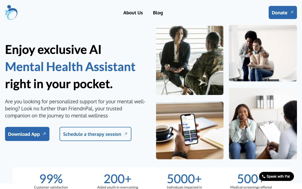 FriendnPal: Revolutionizing Mental Health with AI