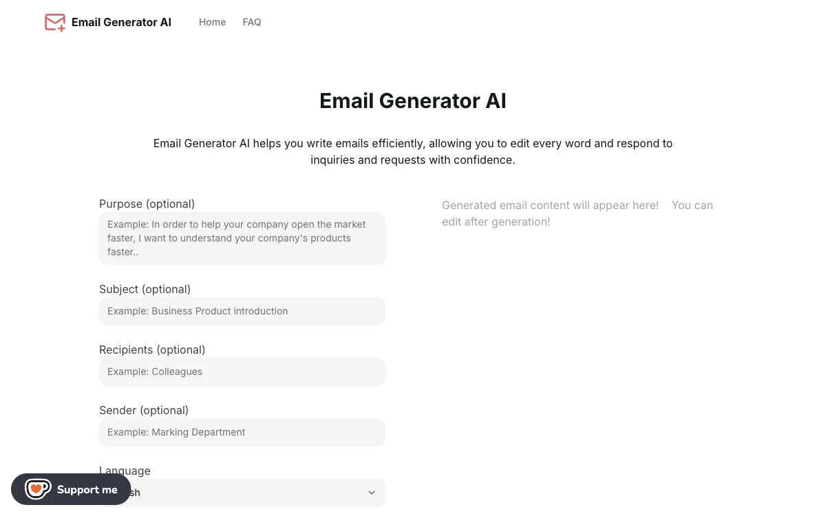 Email Generator AI: Generate Emails with AI Efficiently