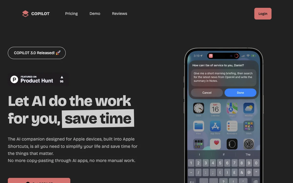 COPILOT: Simplify Your Life with AI Workflow Automation