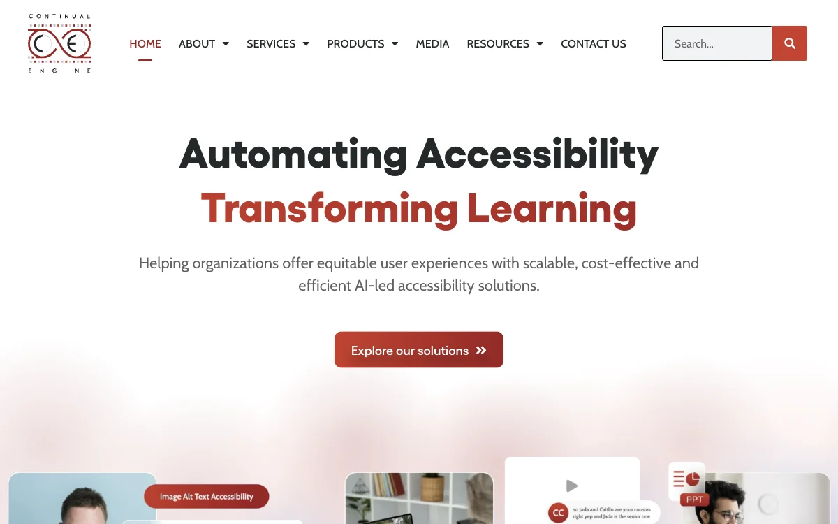 Continual Engine: AI-Powered Digital Accessibility Solutions for Equitable User Experiences