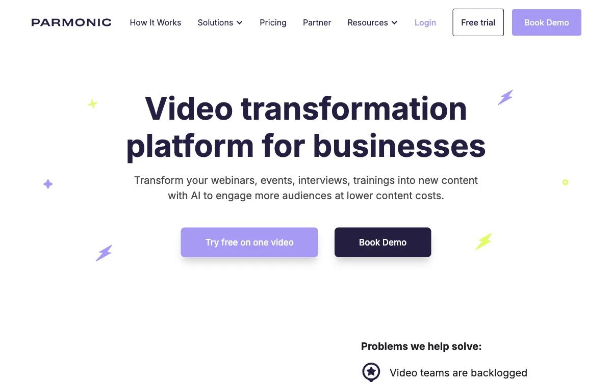 Parmonic: Transforming Videos for Business Success with AI