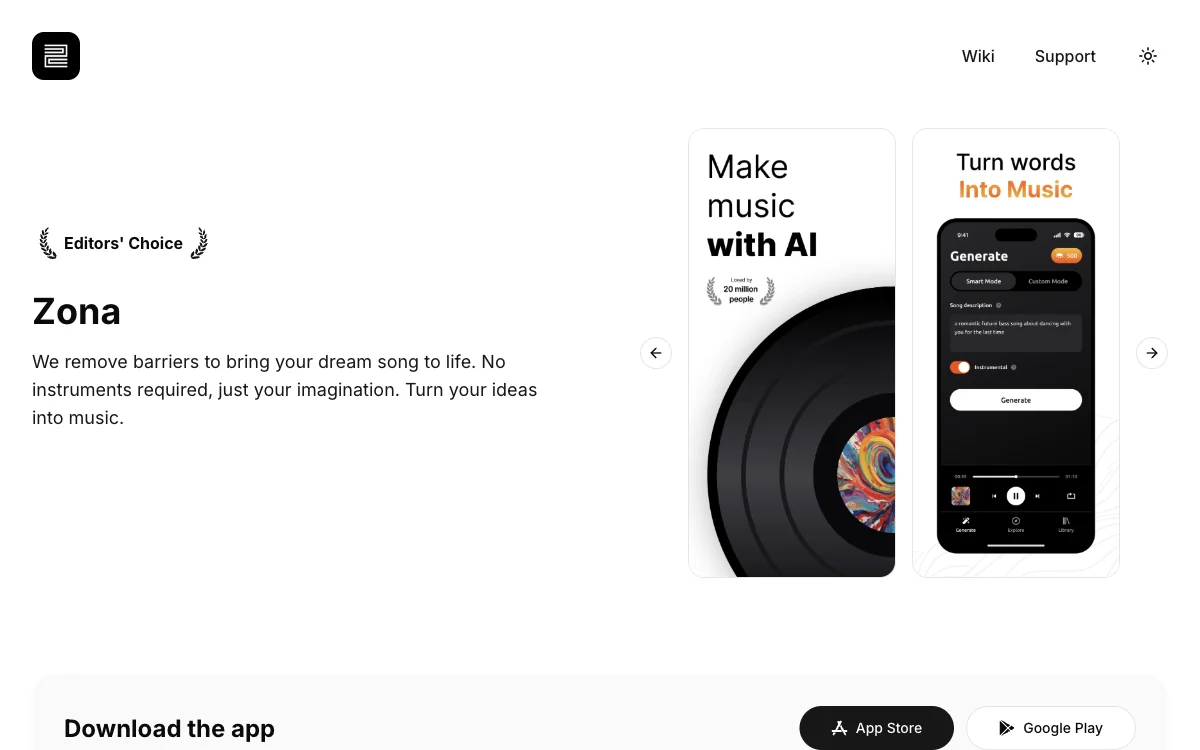 Zona: Transform Your Ideas into Stunning Songs