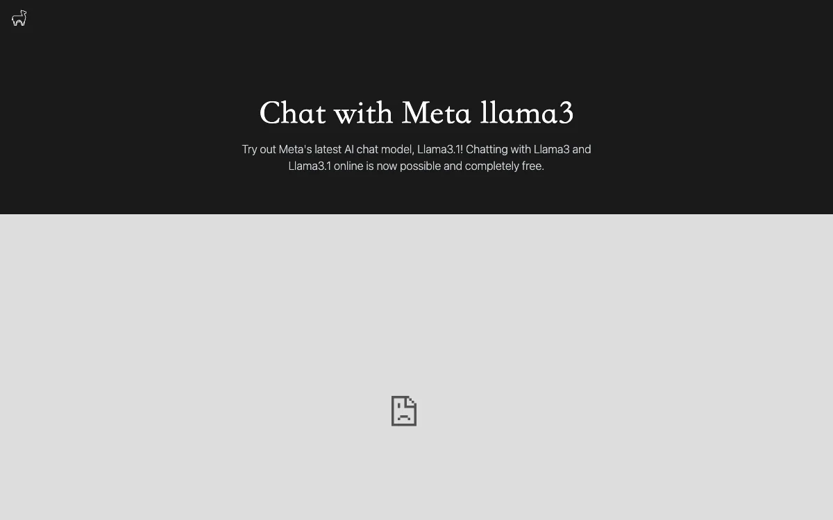 Chat with Meta llama3：免费在线畅聊，体验最新AI聊天模型