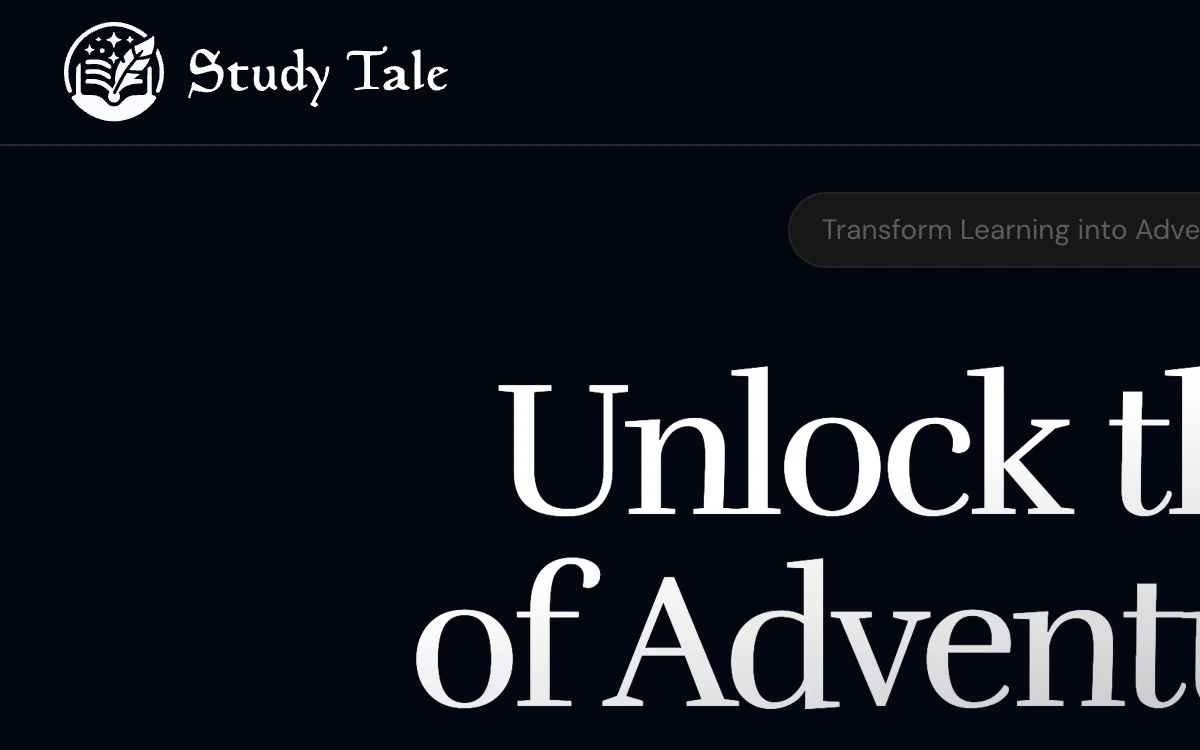 Unlock Learning Potential with Study Tale: Adventure-Based Learning