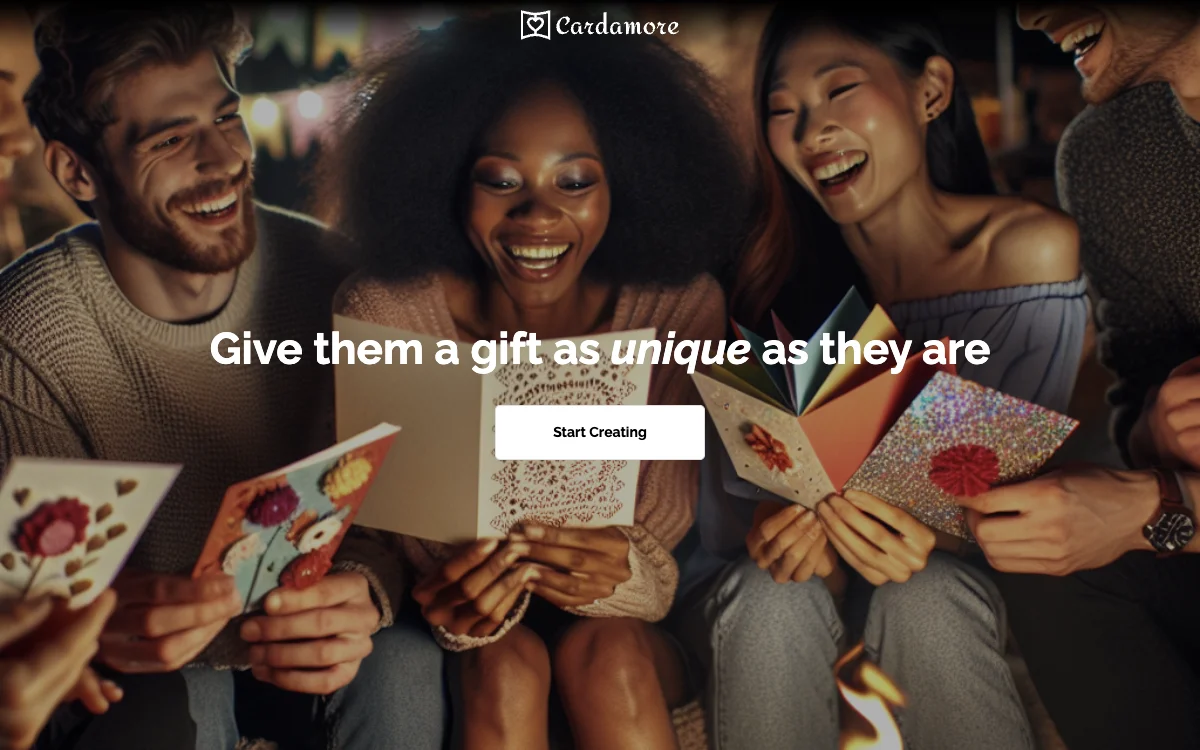 Cardamore.ai - Tạo thiệp cá nhân hóa qua AI