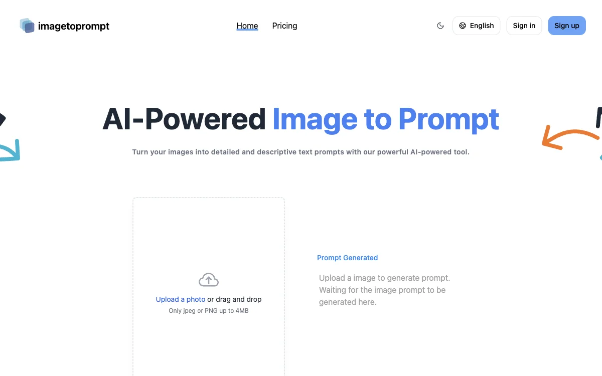 imagetoprompt: Convert Images to Text Prompts with AI for Creativity & SEO