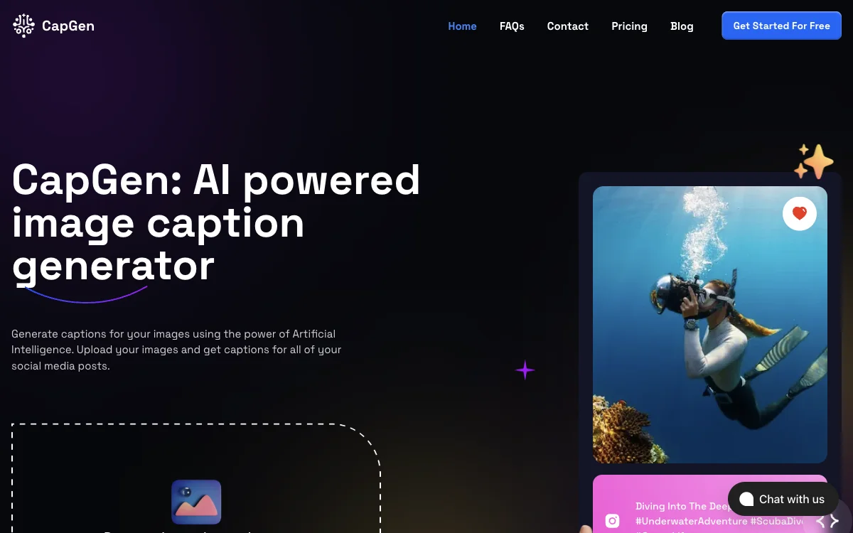 CapGen: AI-Powered Image Caption Generator for Engaging Social Media Posts