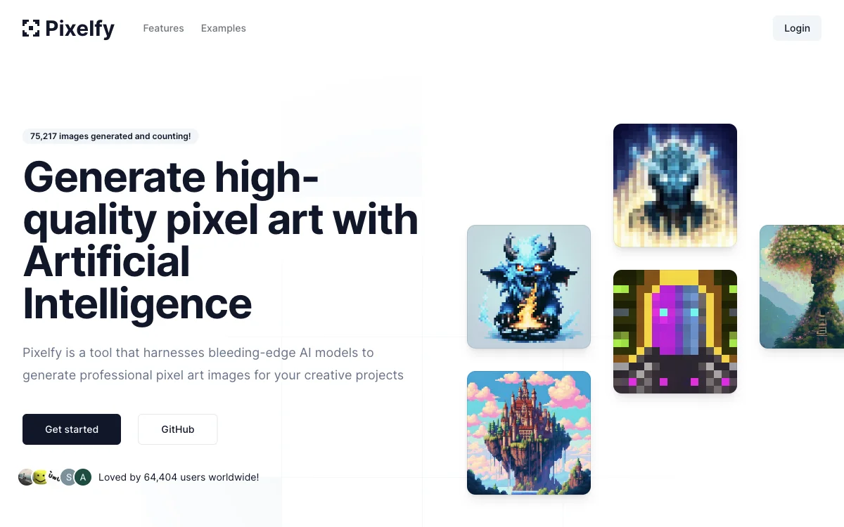 Pixelfy: AI-Powered Pixel Art Generation for Creative Projects