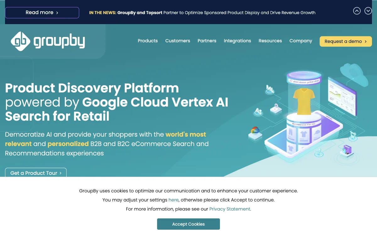 GroupBy's Product Discovery Platform：利用Google Cloud Vertex AI Search for Retail优化电子商务体验