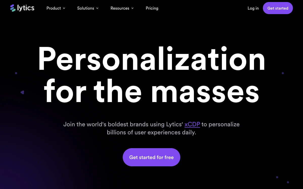 Lytics CDP: Personalize User Experiences & Drive Business Growth