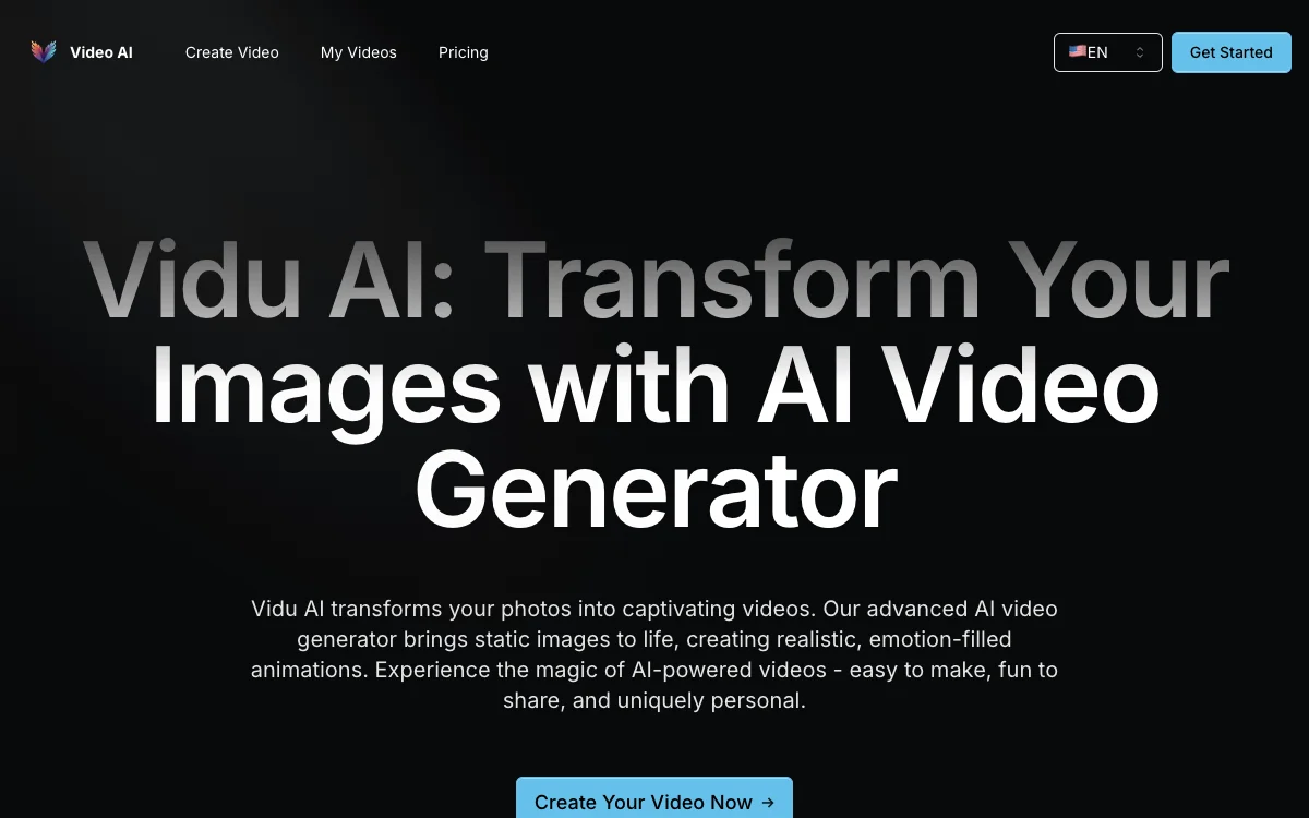 Vidu AI: Transform Photos into Captivating Videos