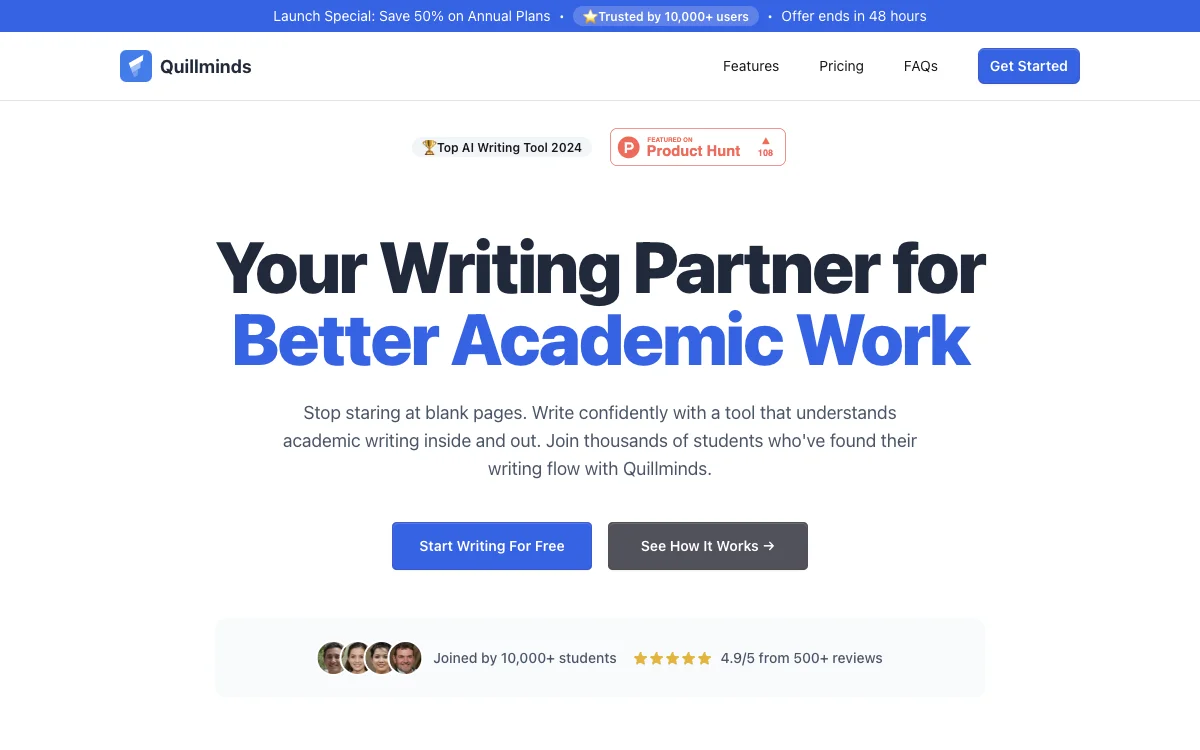 Quillminds: The Ultimate Academic Writing Assistant