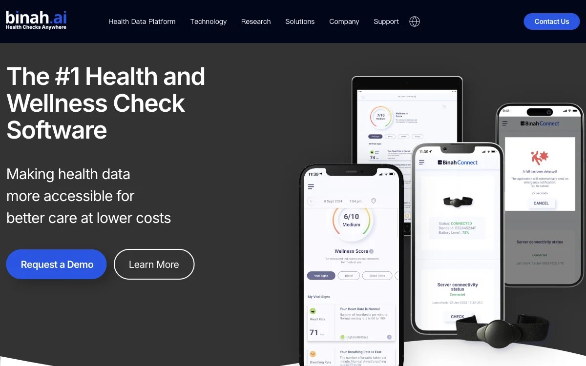 Binah.ai: AI-Powered Health Data Platform for Better Care