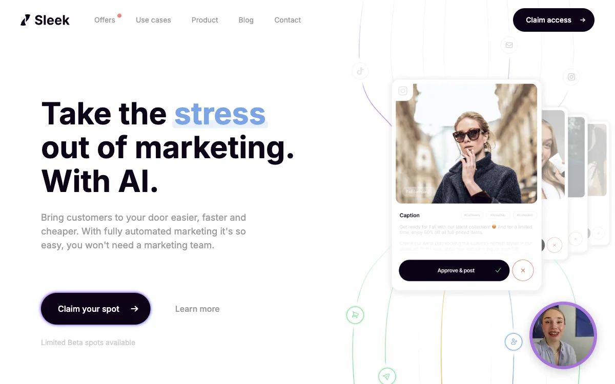 Sleek AI: Simplify and Automate Your Marketing with AI for Better Results