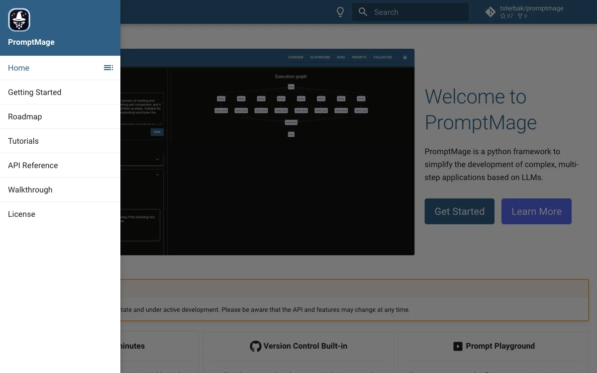 PromptMage - พัฒนาแอปพลิเคชัน LLMs ได้ง่ายด้วย Python