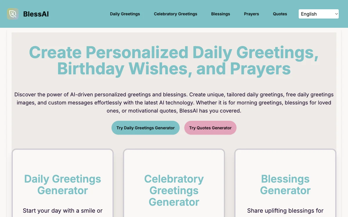 BlessAI: Unleashing the Power of Personalized Communication