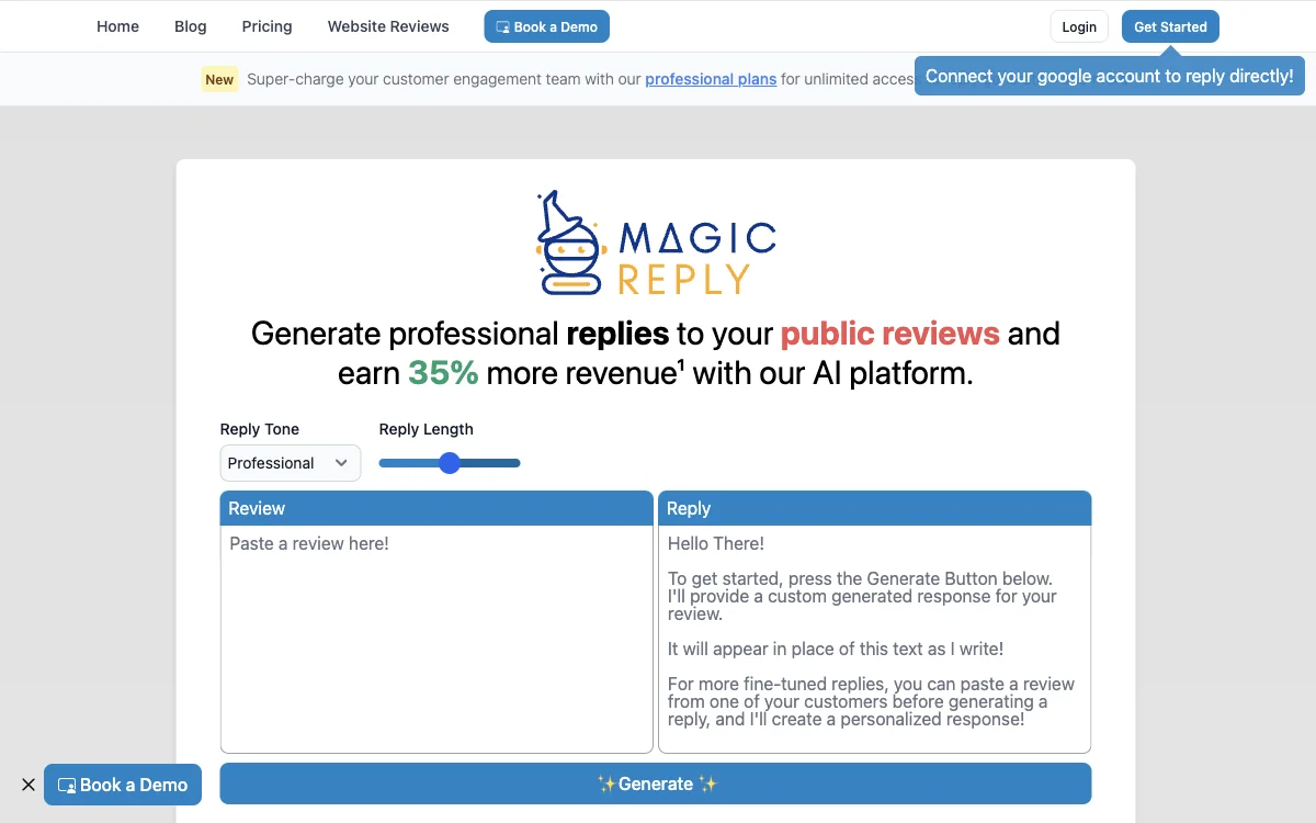 MagicReply AI - Enhance Customer Engagement with AI-Powered Replies