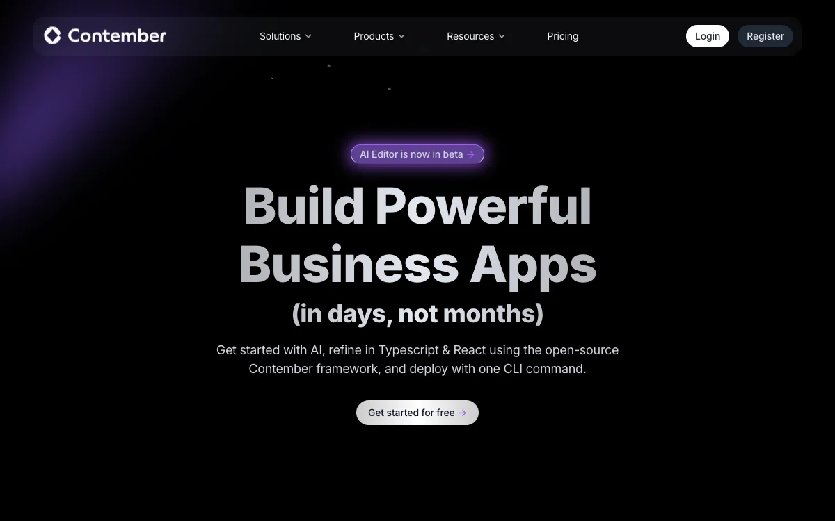 Contember: Build Powerful Business Apps with AI