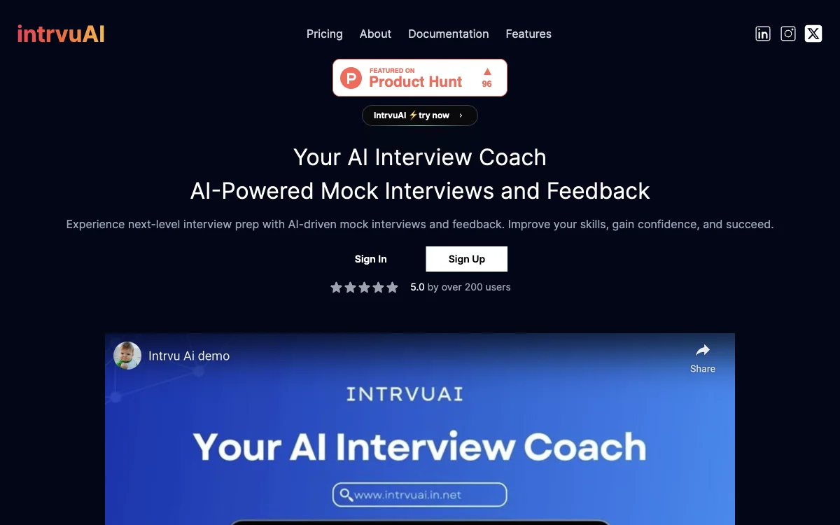 IntrvuAI: Your AI-Powered Interview Prep Companion for Success