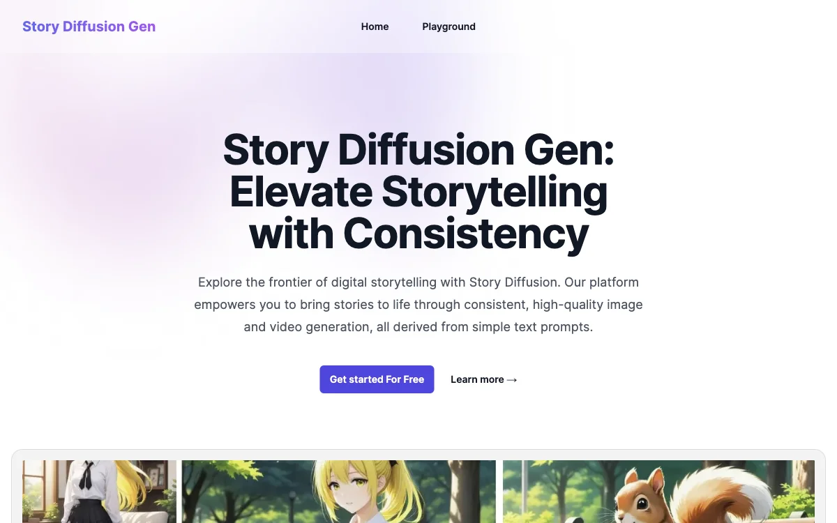 Story Diffusion Gen - 一致的角色创作