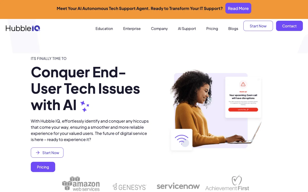 Conquer End-User Tech Issues with Hubble IQ: Your AI-Powered Solution