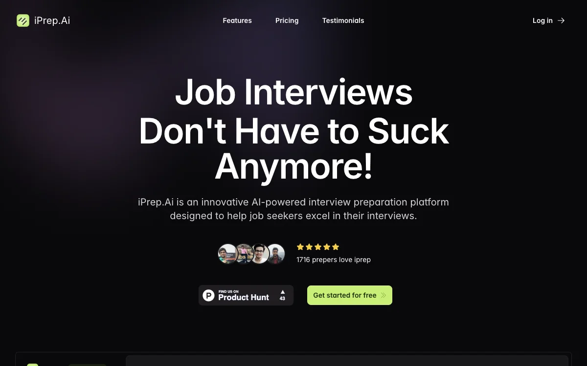 iPrep.Ai: Elevate Your Interview Skills with AI