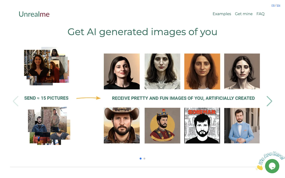 Unreal Me - Transform Yourself with AI Images