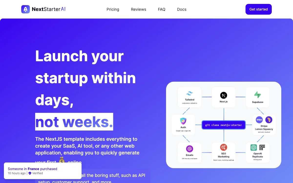 NextStarterAI: Accelerate Your App Development with AI-Powered Efficiency