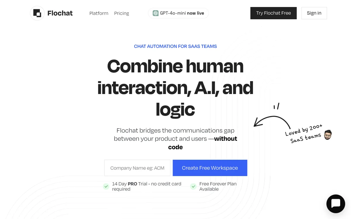 Flochat：为SaaS团队打造的聊天自动化解决方案