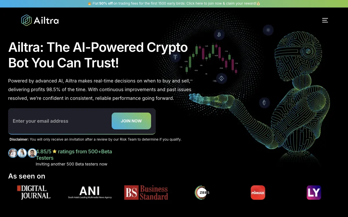 Effortless Trading with AI-Powered Crypto Bot - Ailtra.ai