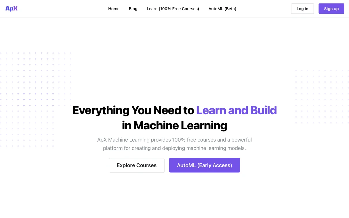 ApX Machine Learning: Empowering Your ML Journey