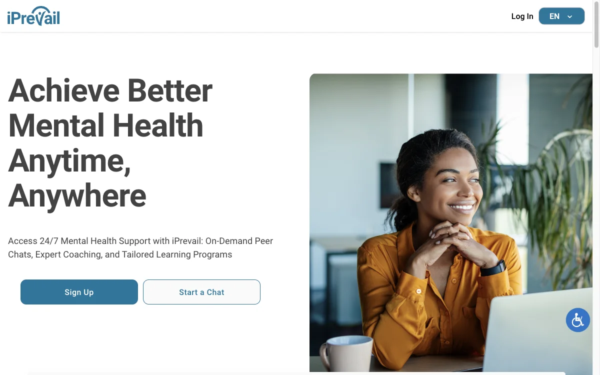 iPrevail: 24/7 Mental Health Support at Your Fingertips