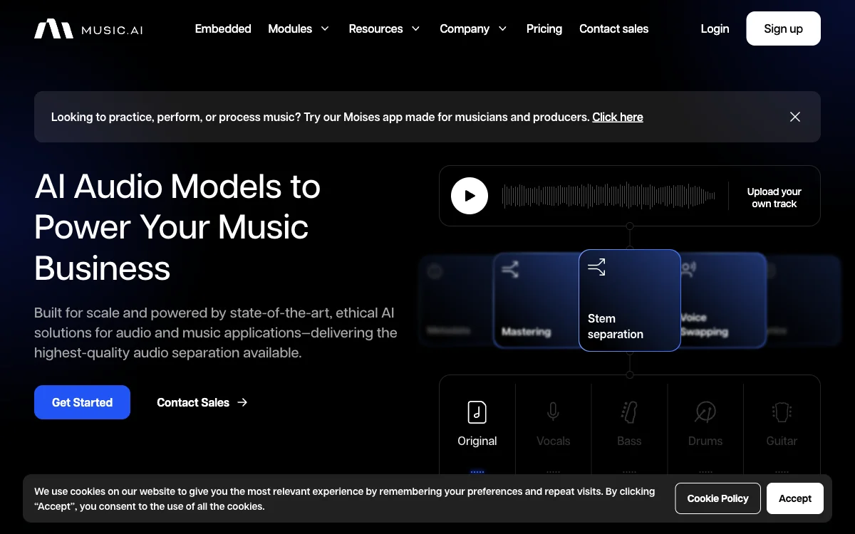 Music AI: Empowering Your Music Business with AI Audio Models