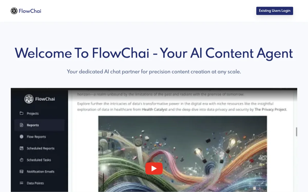 FlowChai - 满足多样需求的 AI 内容创作助手