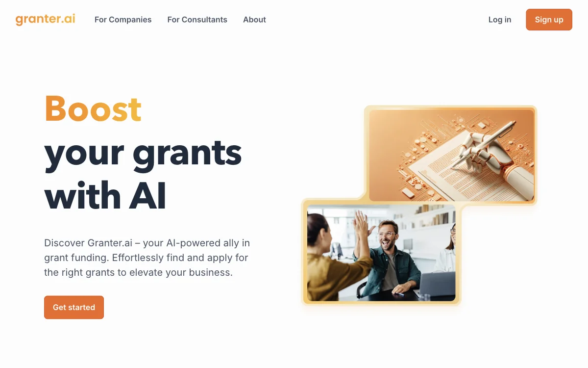 Granter.ai：AI助力企业轻松获取资助